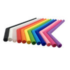 Decorative Funny Large Boba Tea Silicone Drinking Straws Colored With 8.5mm Mouth