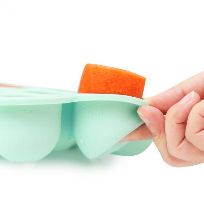 赤ん坊のふたとの補足のシリコーンの氷皿の食品等級カスタマイズされた色