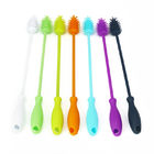 24cm Sharp Head Silicone Bottle Brush Reusable Multicolor Dishwasher Safe