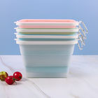 Multicolor Silicone Zip Lock Reusable , Practical Silicone Containers For Freezer