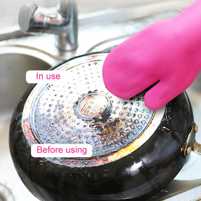 Household Kitchen Baking Tool Sponge Scouring Pad Gloves For Dish Washing