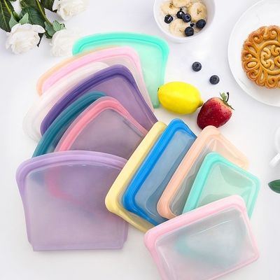 800 ML BPA free Reusable and Practical Silicone Food Bag for Eco-Friendly Food Storage